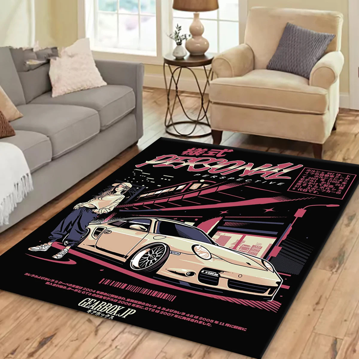 JDM Racing Printed Non-slip Rug