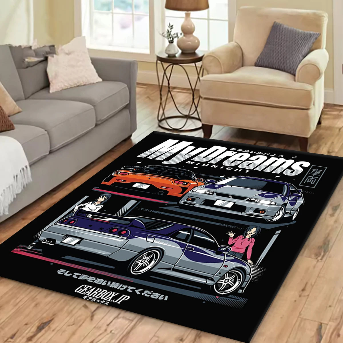 JDM Racing Printed Non-slip Rug