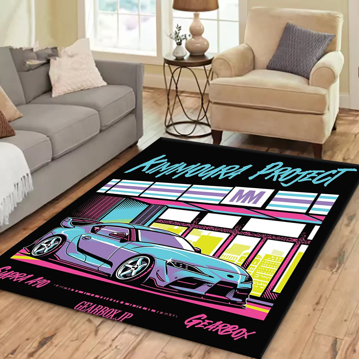 JDM Racing Printed Non-slip Rug